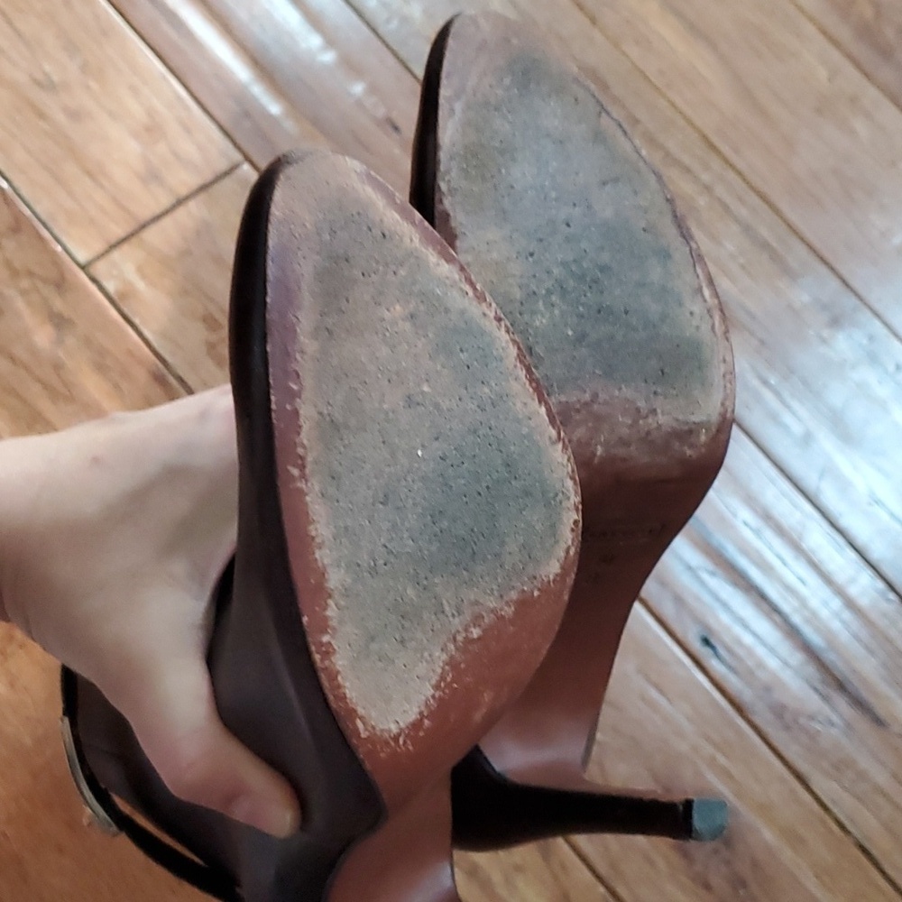 Coach Ugene high heel brown bootie - Picture 5 of 10